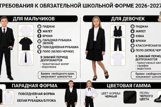 Памятка для родителей: о школьной форме